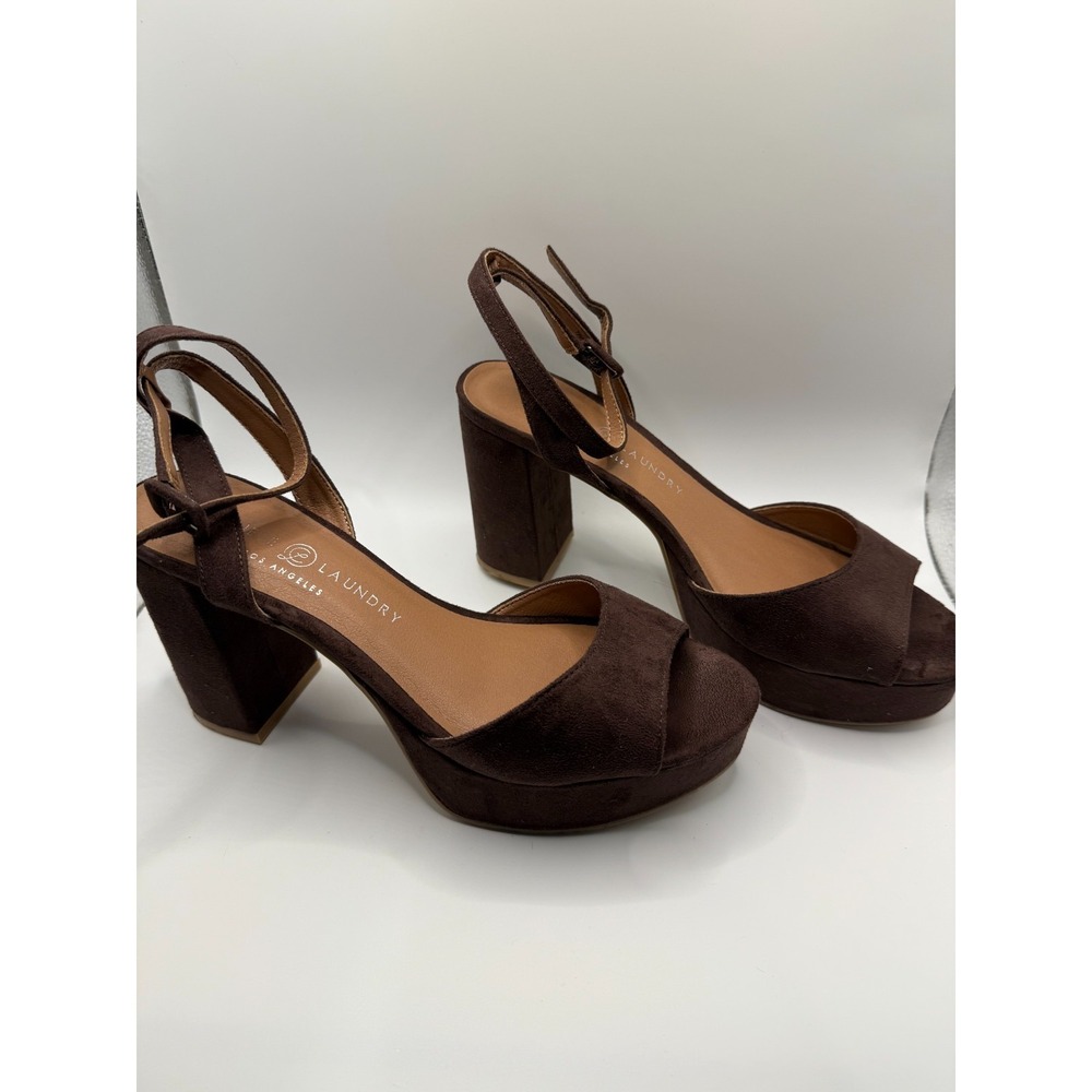 Chinese Laundry Women's Theresa Heeled Sandal, Brown, SZ 8 SKU S427 - Picture 2 of 5